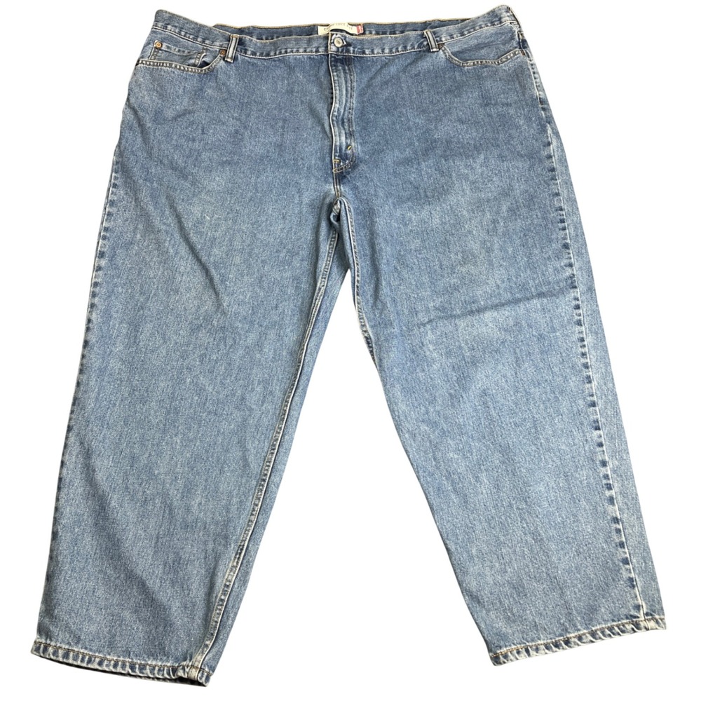 Levis 560 Comfort Fit Loose Tapered Jeans Mens 54x29 Medium Wash Blue 01560-4891